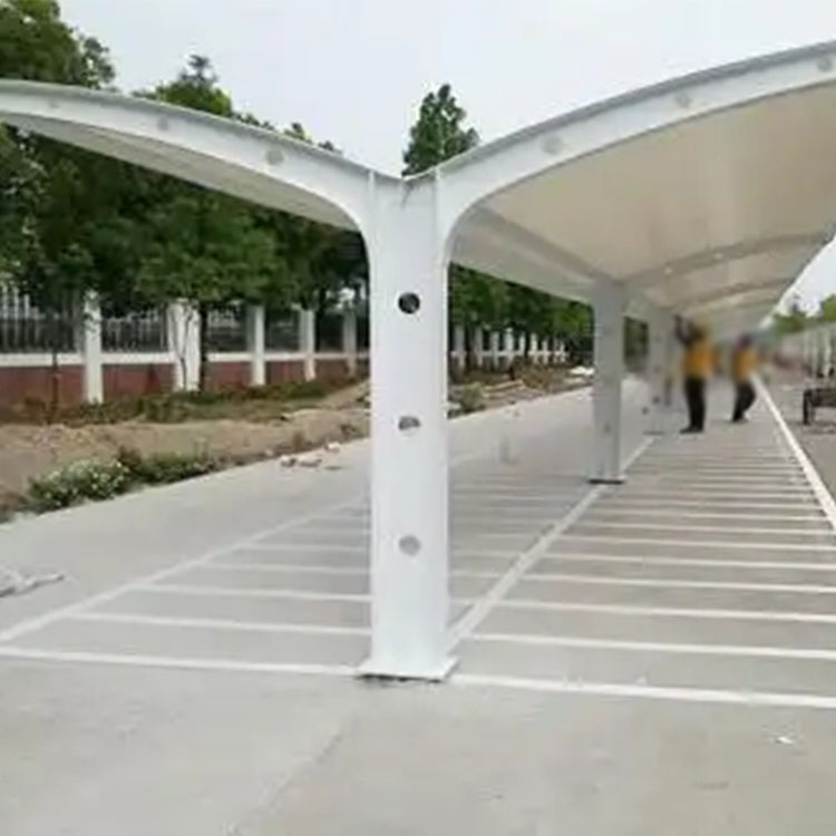 互助膜结构电动车棚