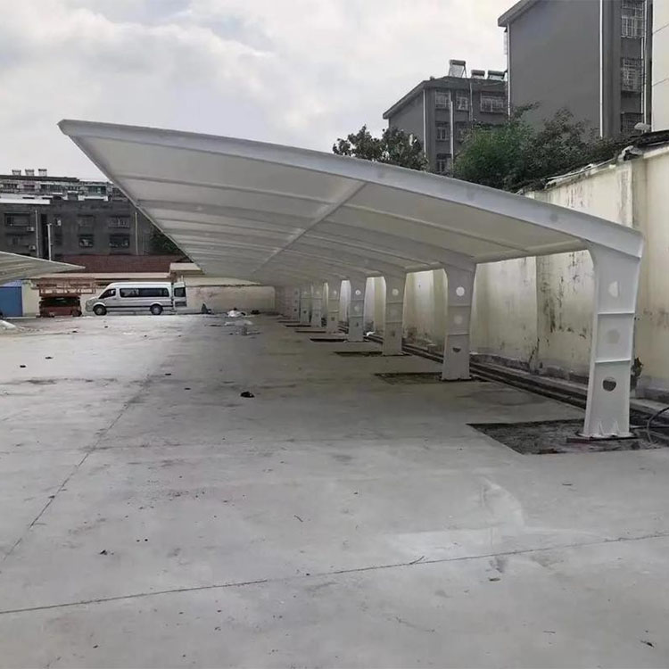互助膜结构汽车棚